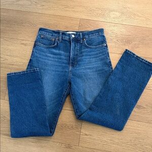 Madewell womens Straight Blue Jeans